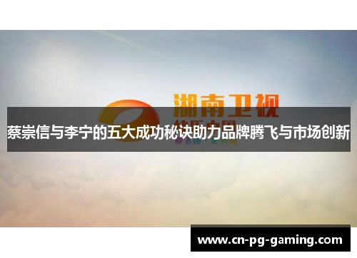 蔡崇信与李宁的五大成功秘诀助力品牌腾飞与市场创新